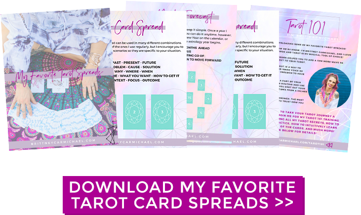 3 Simple Tarot Card Spreads - Ask Your Guides Sonia Choquette Card Love Spread Clipart (843x493), Png Download