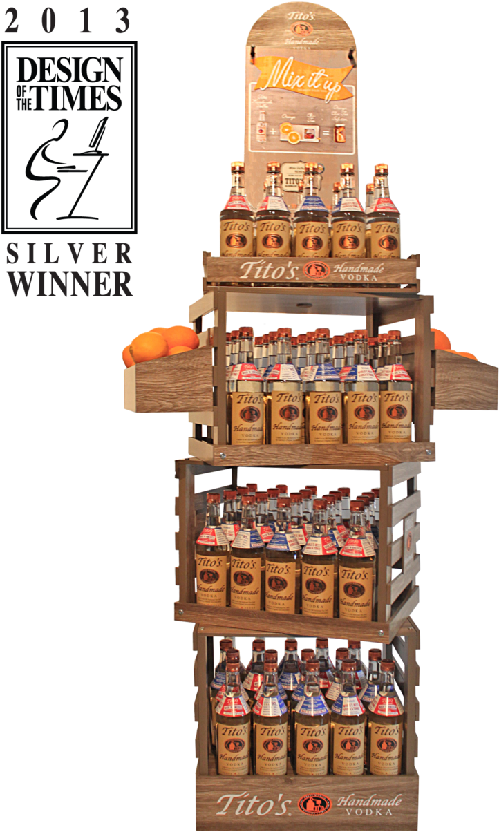 Tito's Crate Crack , Png Download - American Whiskey Clipart (722x1204), Png Download