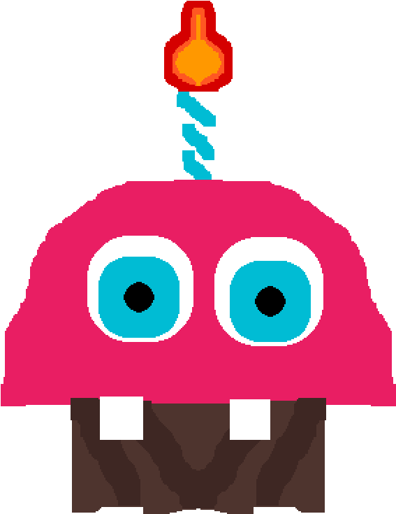 Chica's Cupcake Clipart (1000x1000), Png Download