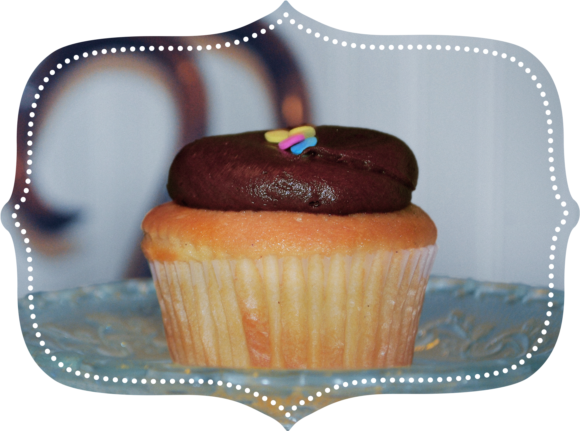 Chocolate Over Vanilla - Cupcake Clipart (2000x1500), Png Download