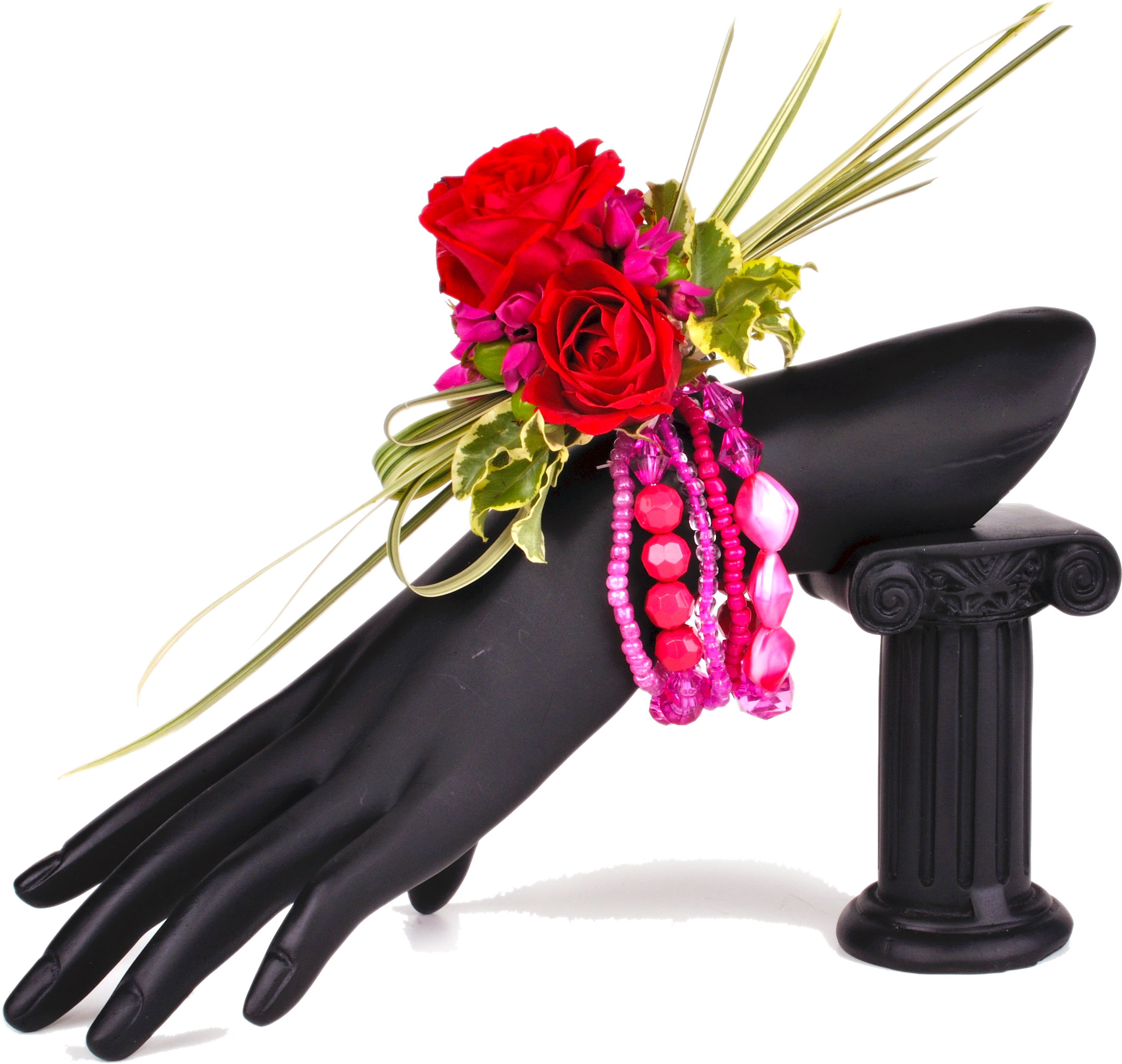 Fitz Design Potpourri Corsage - Garden Roses Clipart (2731x2525), Png Download