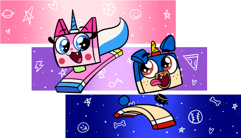 “ Here's My First Official Unikitty Fanart~ I Just - Cartoon Clipart (899x503), Png Download