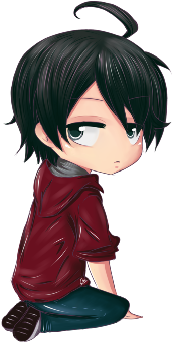Araragi Koyomi - Cartoon Clipart (600x720), Png Download