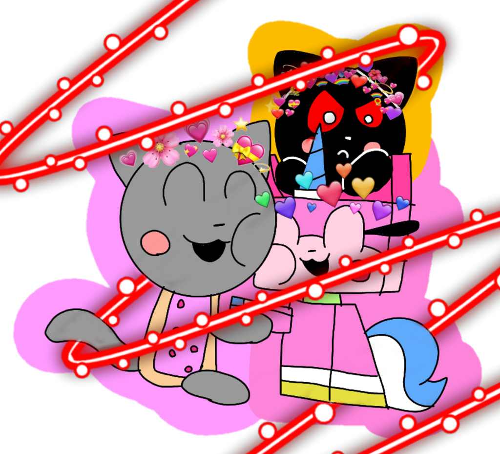 Me, Unikitty And Tac Nayn - Nyan Cat X Tac Nayn Comic Clipart (1024x929), Png Download
