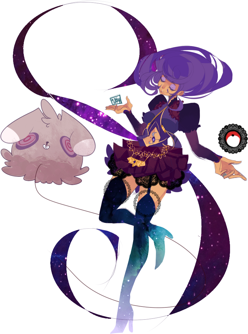 Danbooru - Psychic Pokemon Gym Leaders Clipart (953x1174), Png Download