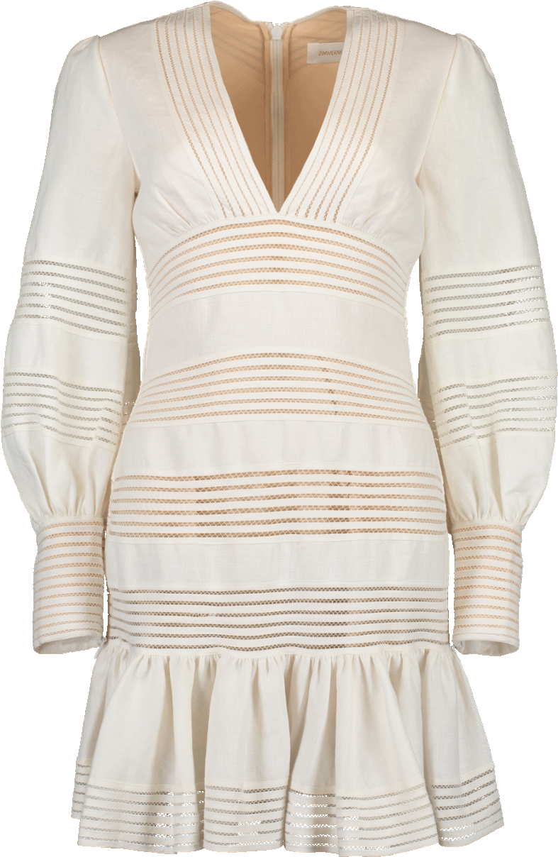 zimmermann corsage linear dress