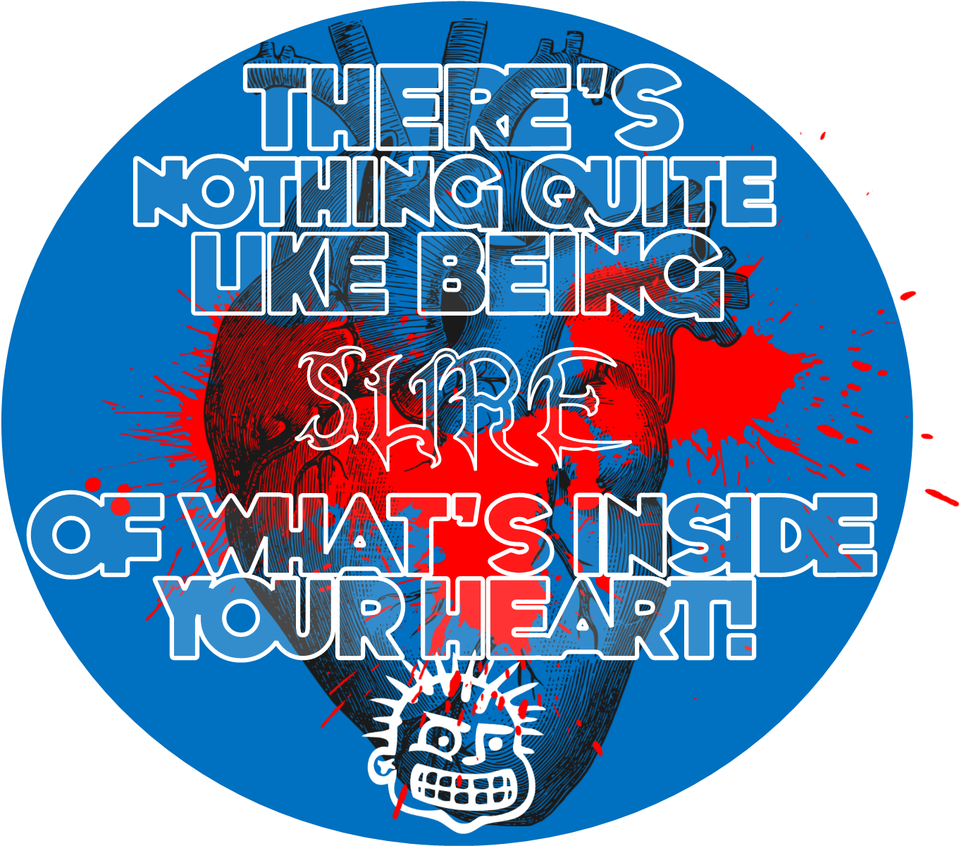 Heart Sticker Png - Mxpx Gas Mask Clipart (1361x1201), Png Download