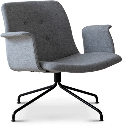 Primum Lounge Arm Chair Black Base - Primum Lounge Chair Clipart (467x700), Png Download