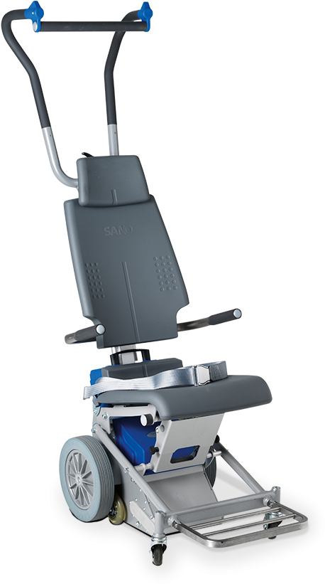 Powered Stairclimber Liftkar Pt Outdoor - Treppensteiger Elektrische Für Personen Clipart (462x877), Png Download