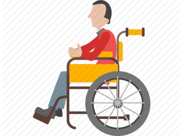Person In Wheelchair Icon Clipart (640x480), Png Download