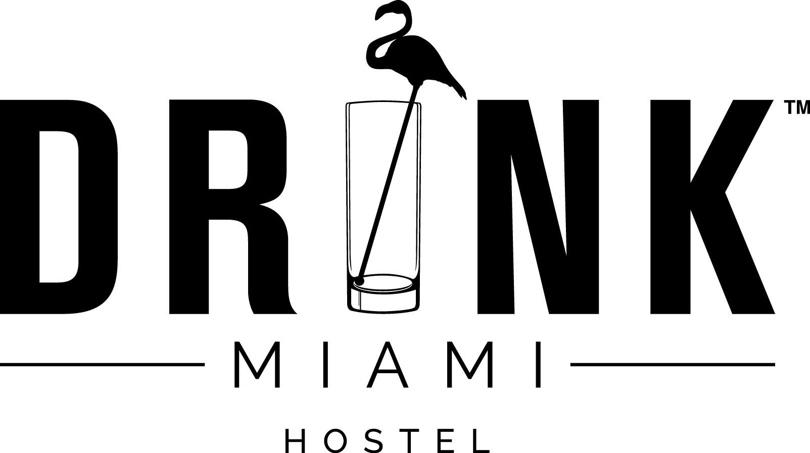 Drink Miami Hostel To Turn The Freehand Into A Cocktail - Graphic Design Clipart (1603x897), Png Download