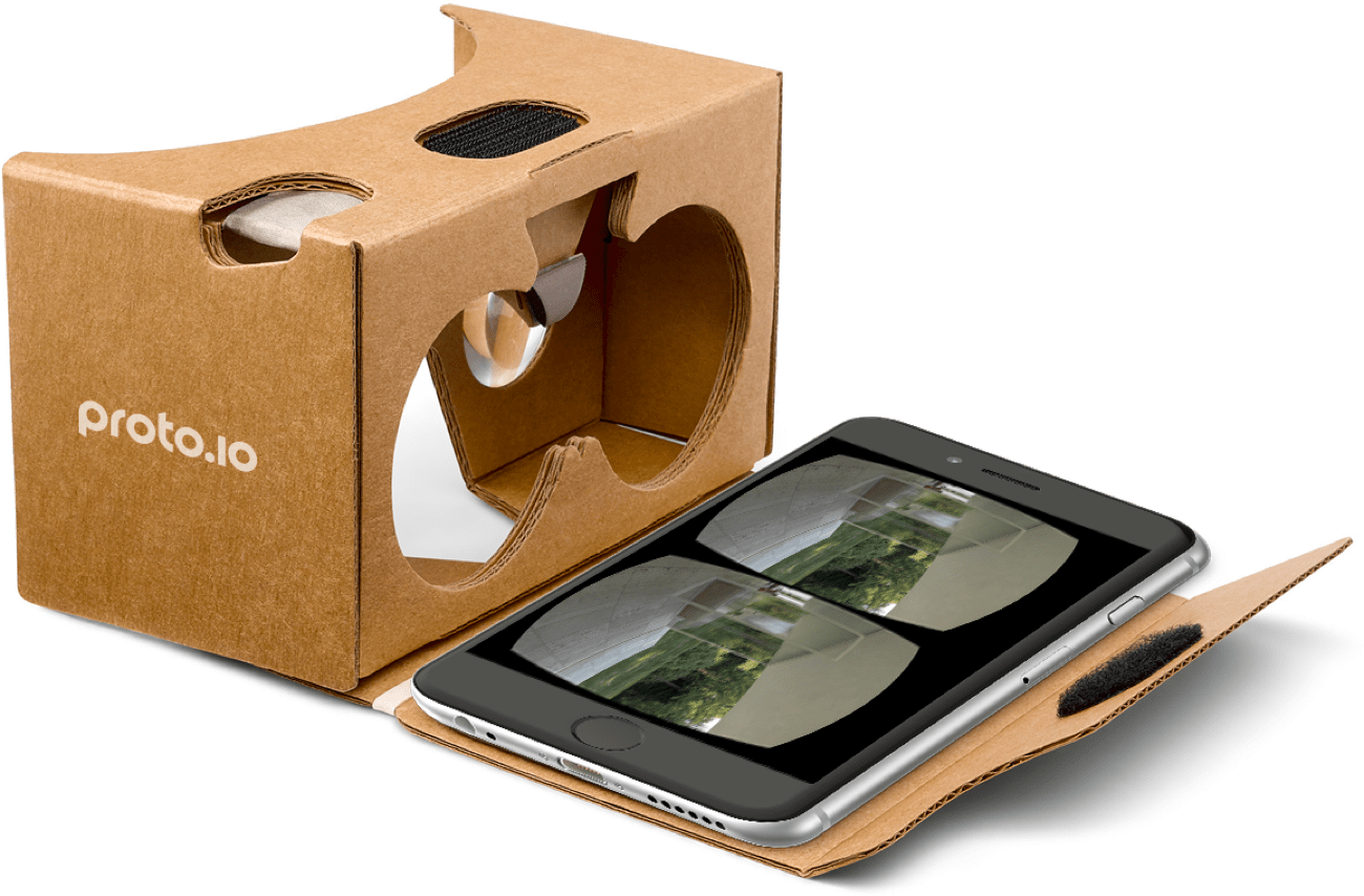 Preview And Navigate Your Vr Environment As Part Of - Google Cardboard Clipart (1300x854), Png Download