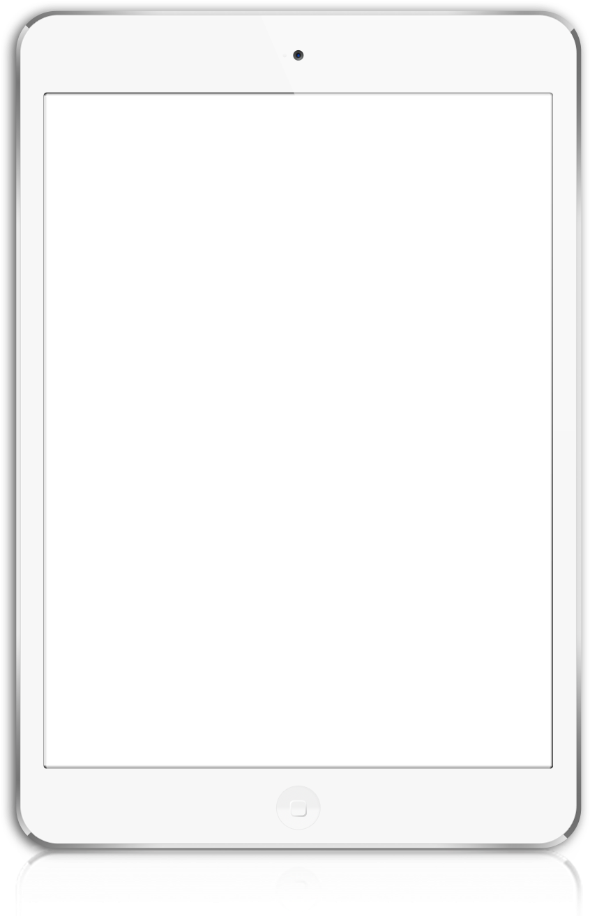Ipad-frame - Iphone Png Green Screen Clipart (864x1344), Png Download