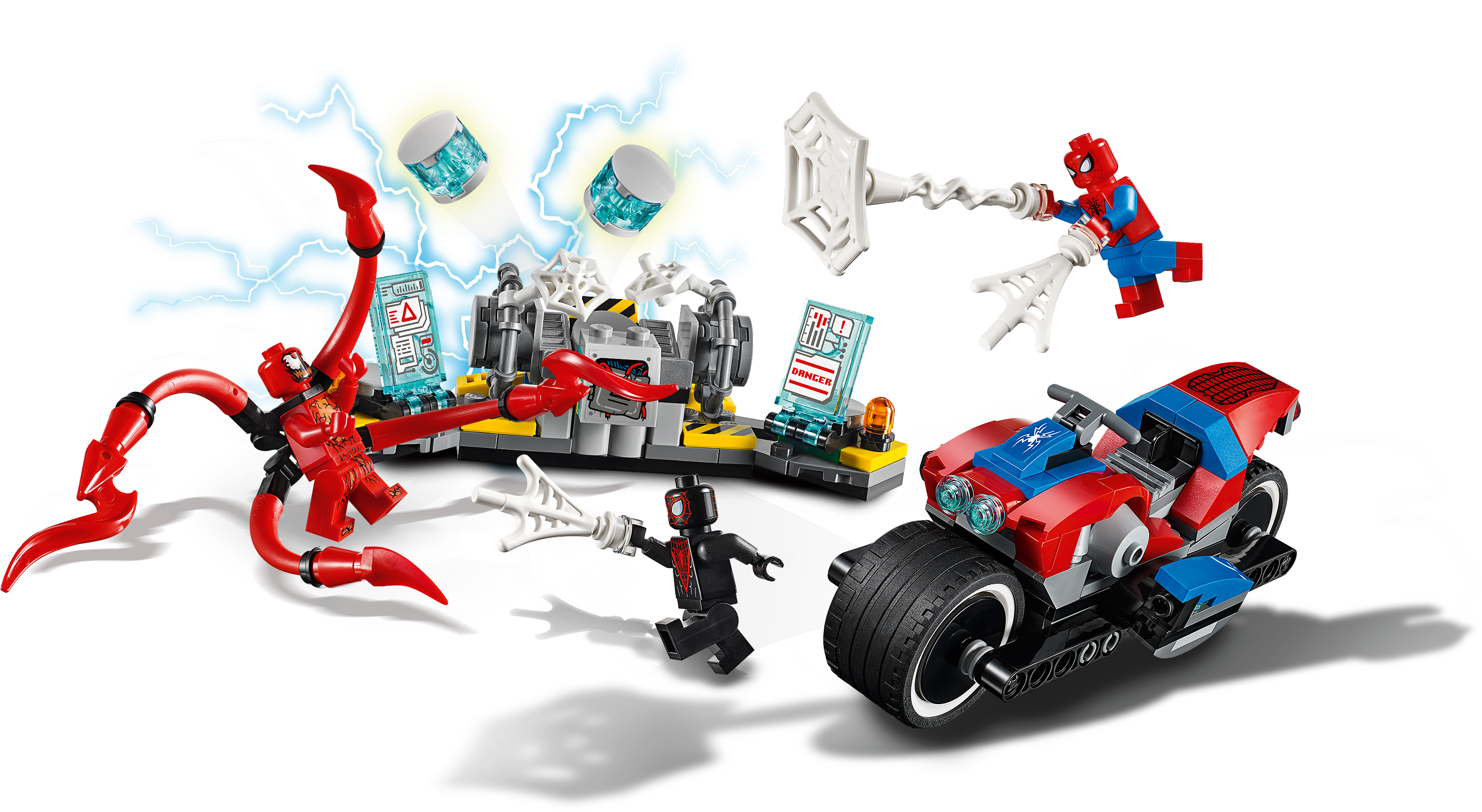 Lego Spiderman Png Clipart (3641x2048), Png Download