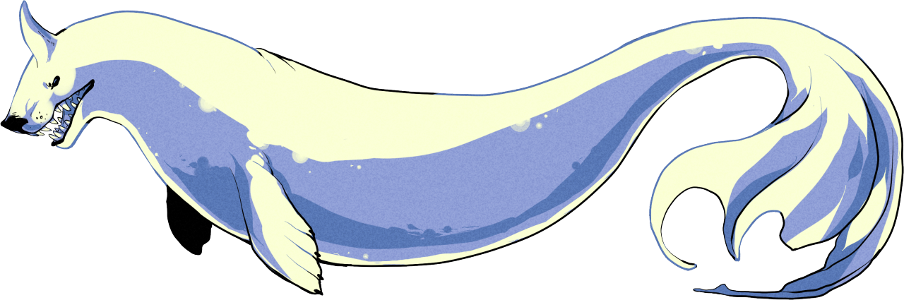 Art Pokemon Dewgong Seel Jesterdex - Blue Whale Clipart (1280x425), Png Download