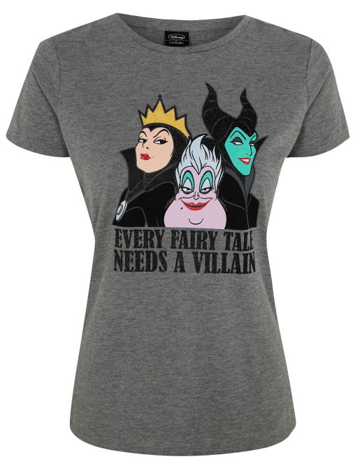 Disney Ursula, Evil Queen, Maleficent, Villain Grey - Tee Shirt Maléfique Clipart (747x666), Png Download