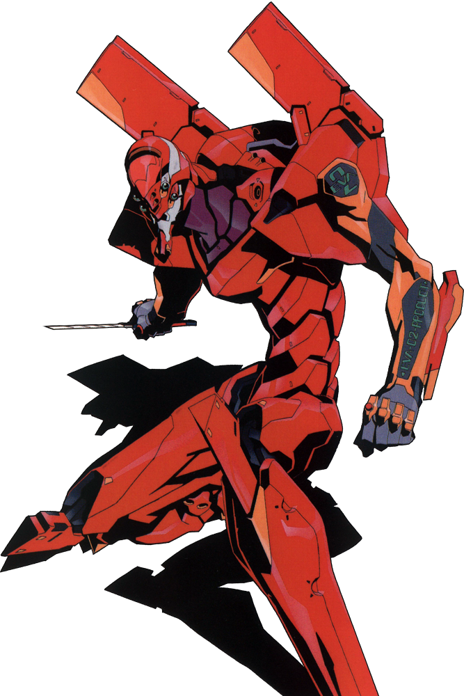 Neon Genesis Evangelion - Neon Genesis Evangelion Eva 02 Clipart (667x1000), Png Download