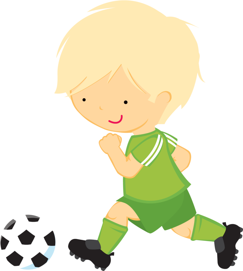 Running Clipart, Cute Little Boys, Craft Party, Soccer - Soccer Minus - Png Download (835x900), Png Download