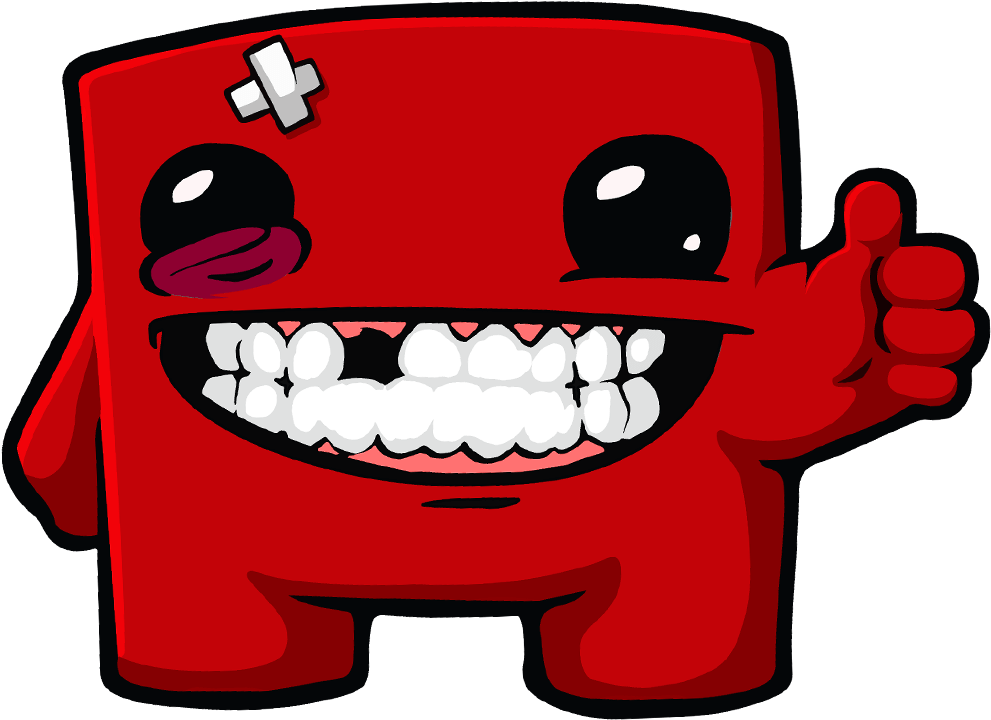 Super Meat Boy Logo Png - Super Meat Boy Icon Clipart (1000x840), Png Download