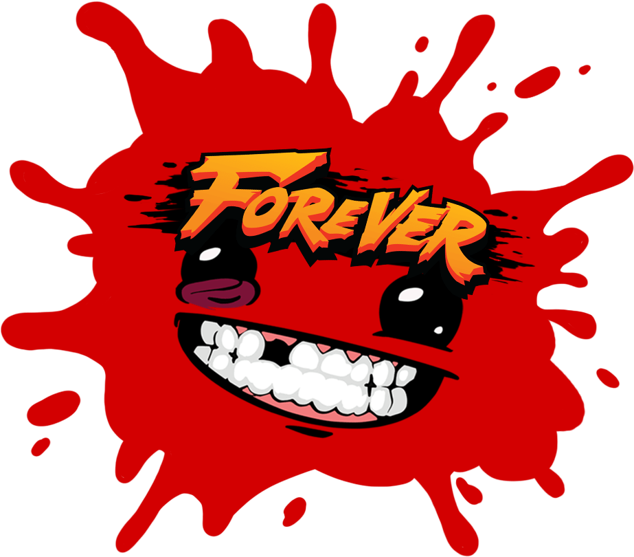 About Super Meat Boy Forever - Super Meat Boy Forever Logo Clipart (1000x840), Png Download