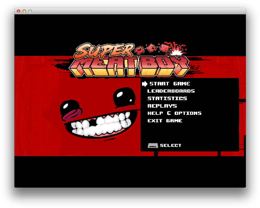 Super Meat Boy - Super Meat Boy Options Clipart (914x736), Png Download
