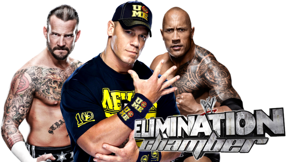 Elimination Chamber Image - Wwe Elimination Chamber Clipart (1000x562), Png Download