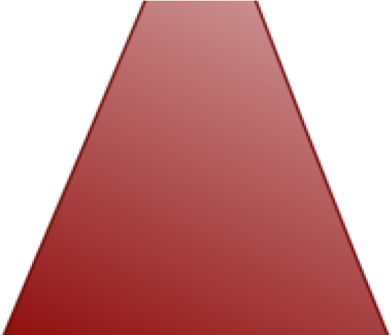 Shape Clipart Cone - Carmine - Png Download (640x480), Png Download