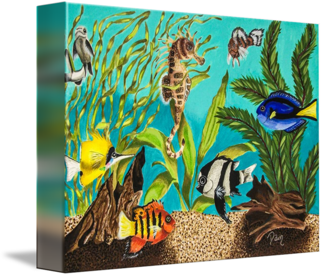 Aquarium Clipart (650x555), Png Download