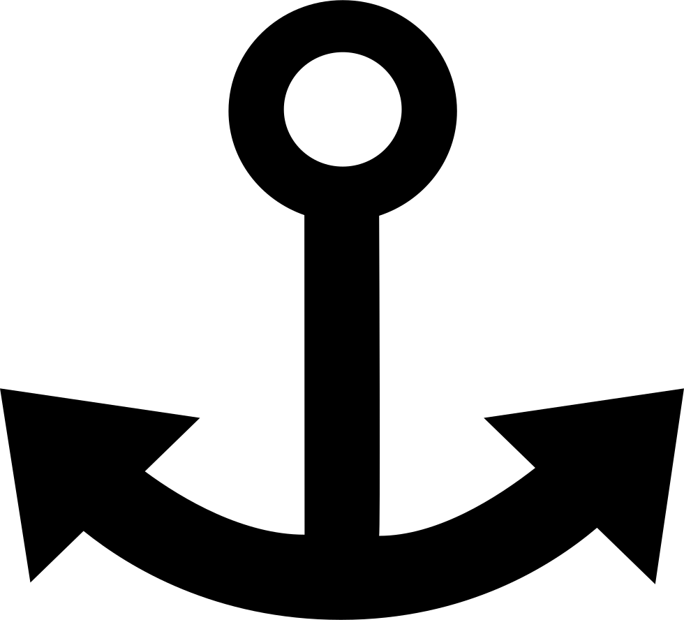 Christian Svg Anchor - Anchor Svg Icon Clipart (980x888), Png Download
