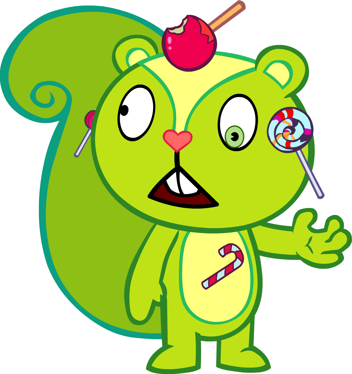 Stupid Png - Squirrel From Happy Tree Friends Clipart (1193x1269), Png Download