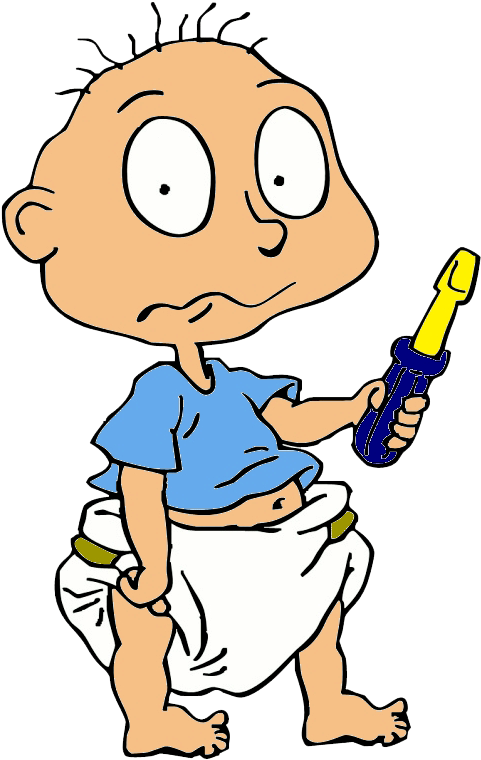 Tommy Pickles Rugrats Em Png - Kid From Rugrats Clipart (522x800), Png Download