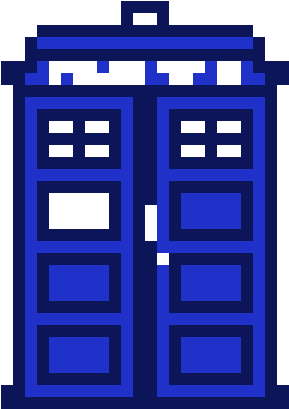 The Tardis - Home Door Clipart (1200x1200), Png Download
