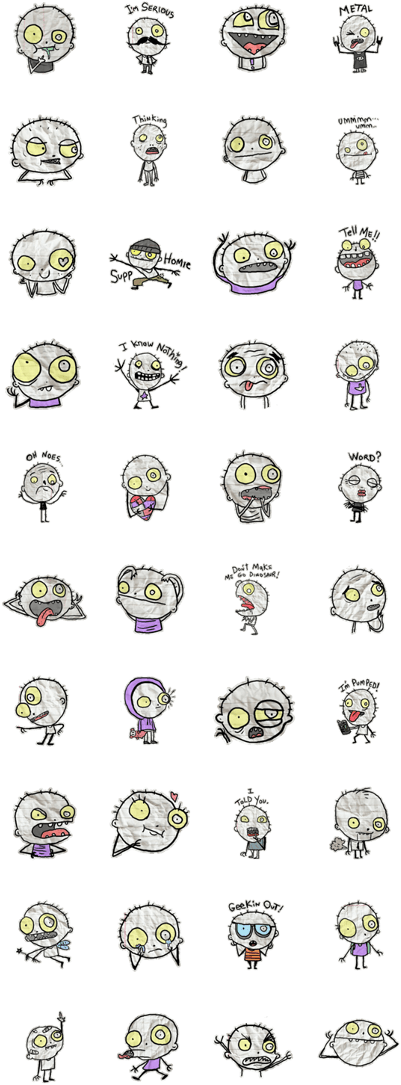 Sell Line Stickers Stupid Face Clipart (420x1121), Png Download