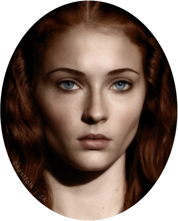 Sansa Stark - Asoiaf Sansa Fire Deviantart A Clash Of Kings Sansa Clipart (608x755), Png Download