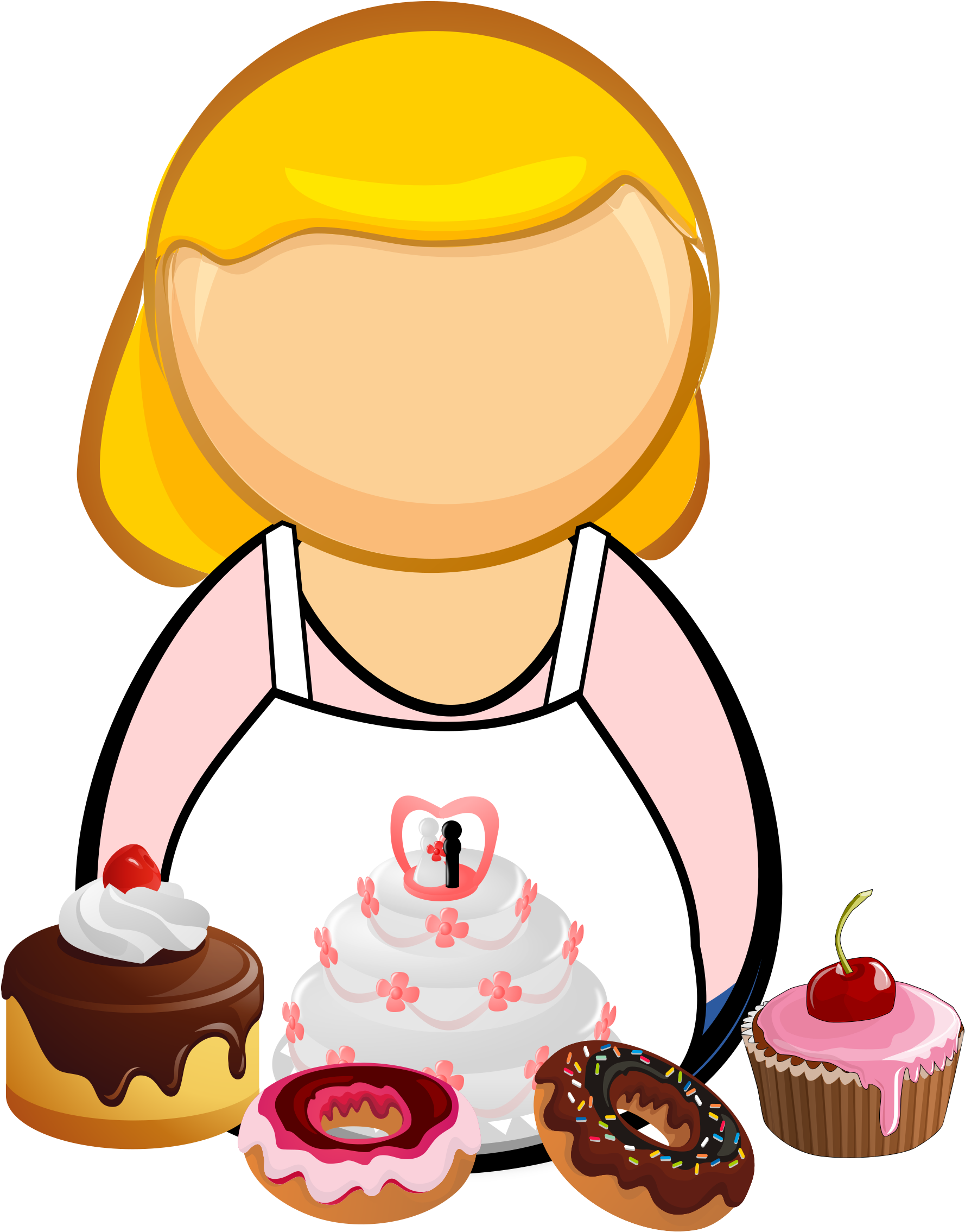 Confectioner Cook Big Image Png - Pharmacist Clip Art Transparent Png (1909x2400), Png Download