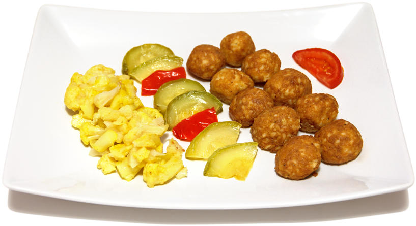 Falafel - Chicken Balls Clipart (960x640), Png Download