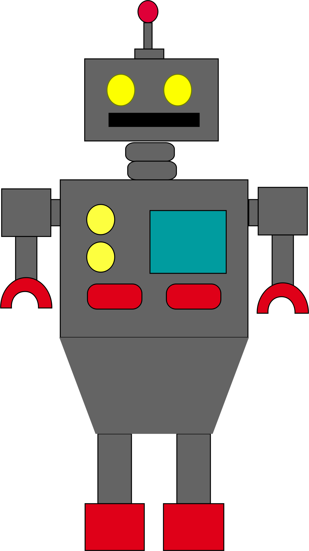 This Free Icons Png Design Of My Robot - Cartoon Clipart (1296x2307), Png Download