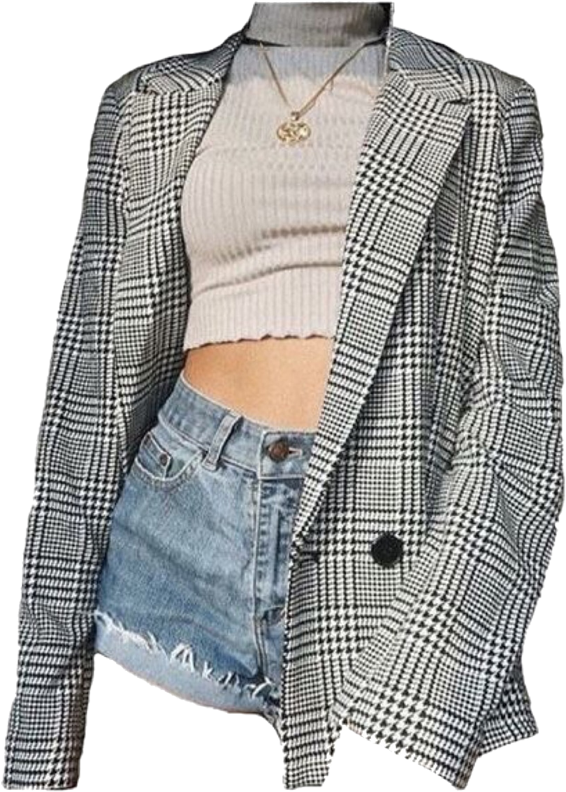 #png #clothingpng #bodypng #aesthetic #clothing #clothes - Aesthetic Outfit Png Clipart (810x1134), Png Download