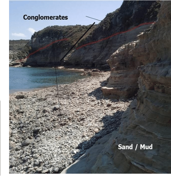 Ag2 Section, With Probable Bouma Sequence - Cliff Clipart (826x590), Png Download