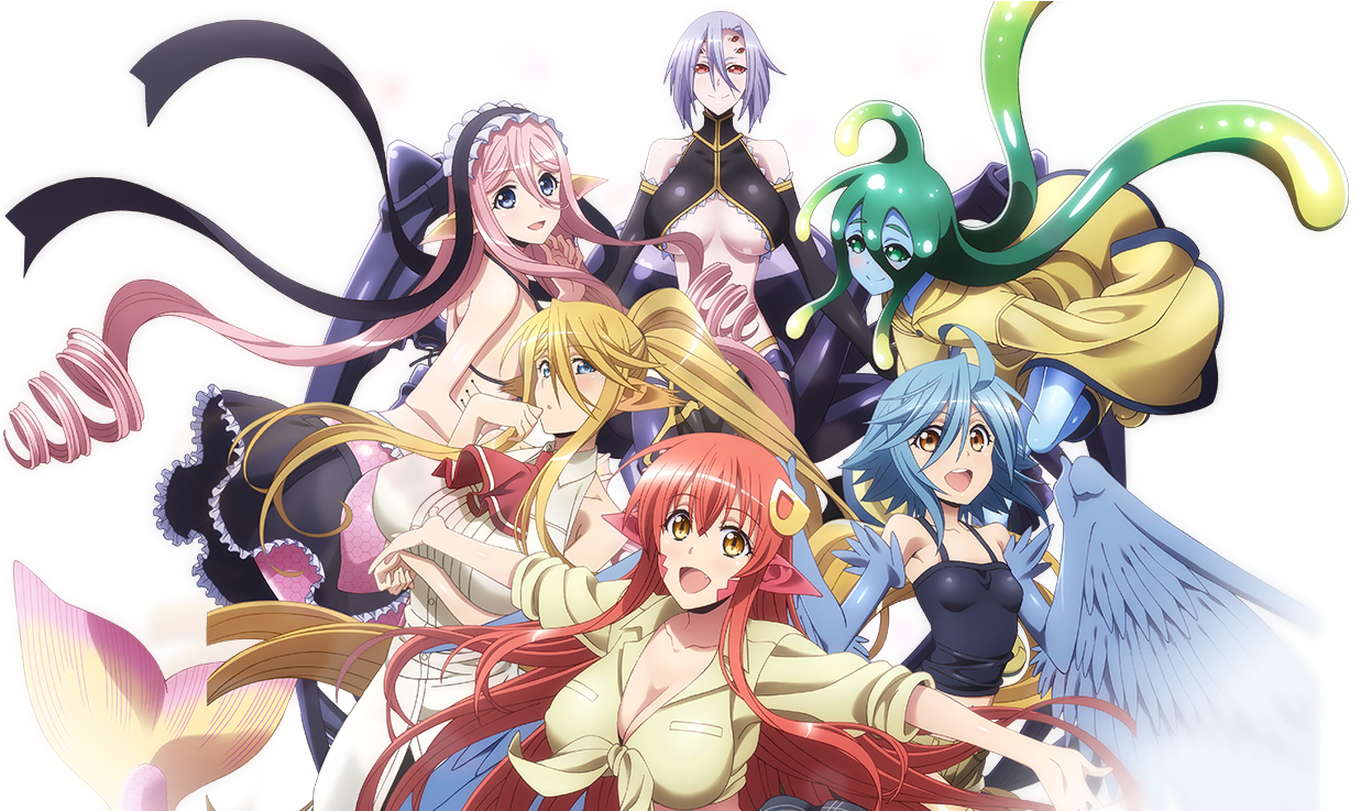 Next Is Another Manga Adaptation And Quite A Favourite - Anime Ecchi Harem Monster Clipart (1300x736), Png Download