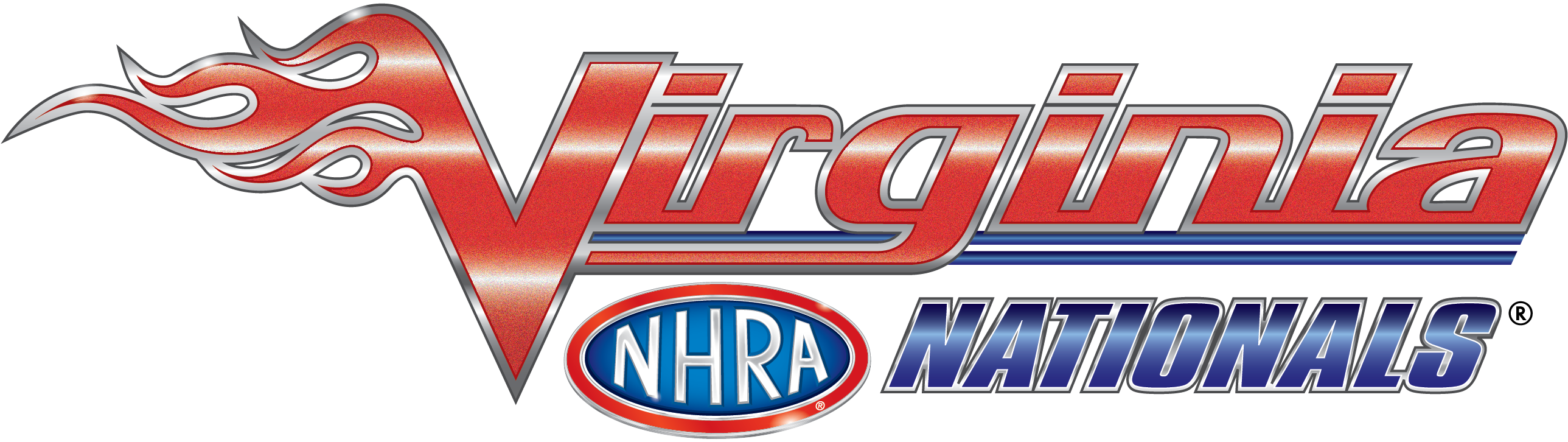 Virginia Nhra Nationals - Nhra Clipart (2733x890), Png Download