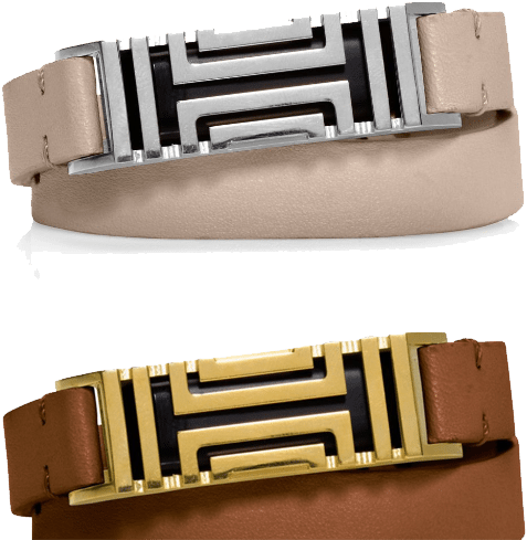 Tory Burch Fitbit Double-wrap Bracelet - Fitbit Flex 2 Accessories Uk Clipart (700x700), Png Download