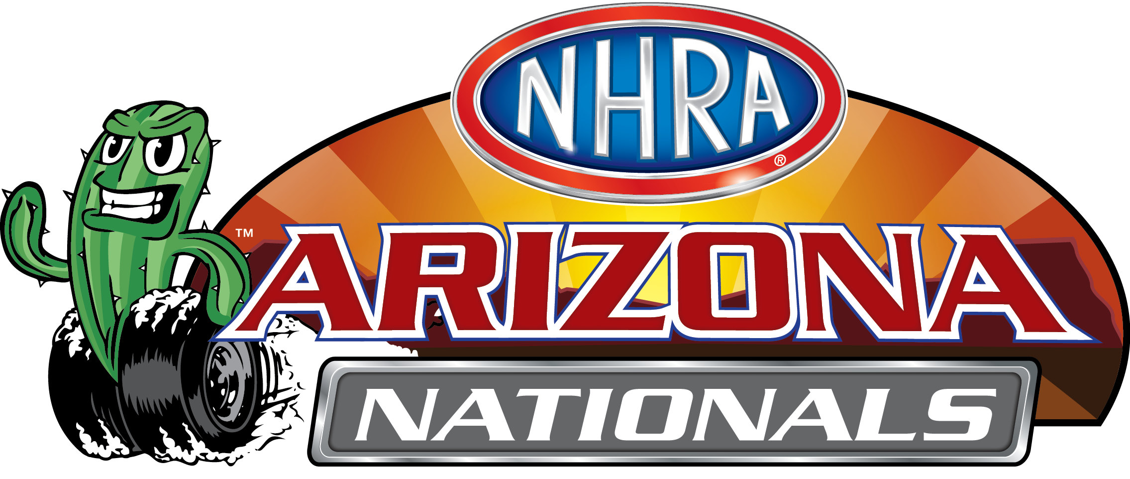 Arizonanationals-4c - 2018 Nhra Arizona Nationals Clipart (2271x962), Png Download