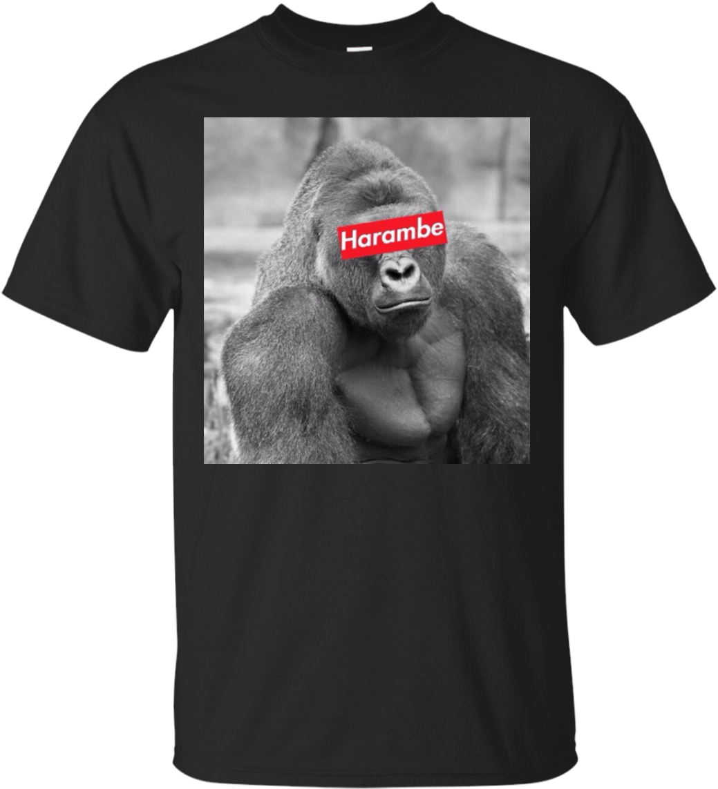Harambe Shirts Rip Harambe - Peppa Pig Thrasher Sweatshirt Clipart (1155x1155), Png Download
