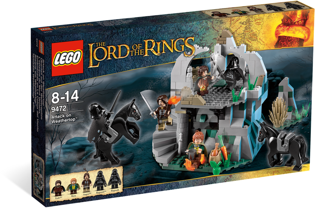 Lego Lord Of The Rings Attack On Weathertop Clipart (1200x900), Png Download