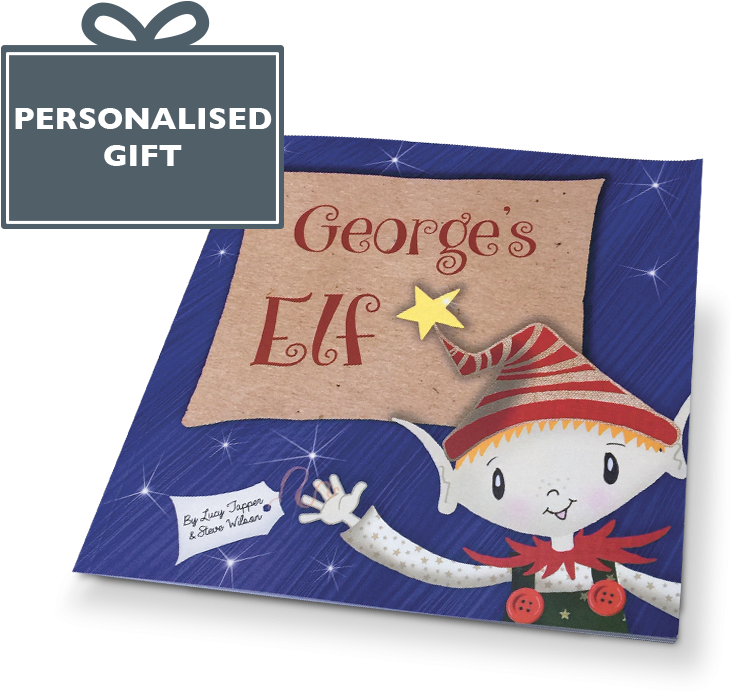 Personalised Christmas Elf - Cartoon Clipart (800x800), Png Download