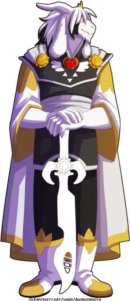 Undertale - Prince Asriel - Anime Monster King Clipart (519x1000), Png Download