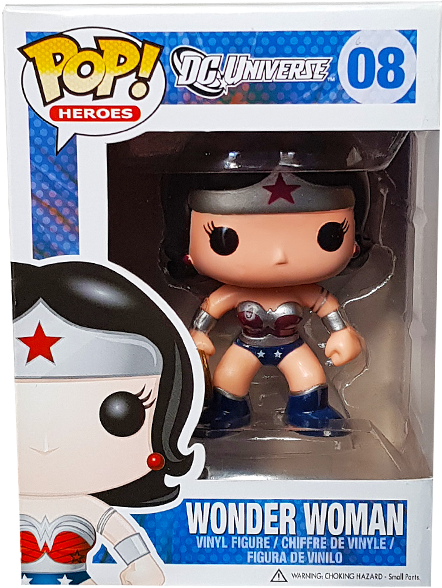Wonder Woman New 52 Us Exclusive Pop Vinyl Figure - Harley Quinn Pop Figure Rare Clipart (600x600), Png Download