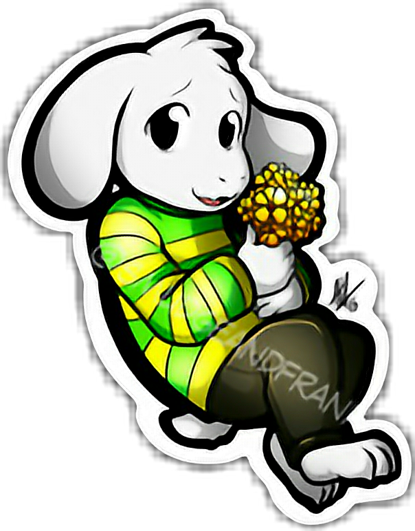 #asriel #undertale - Cartoon Clipart (604x772), Png Download