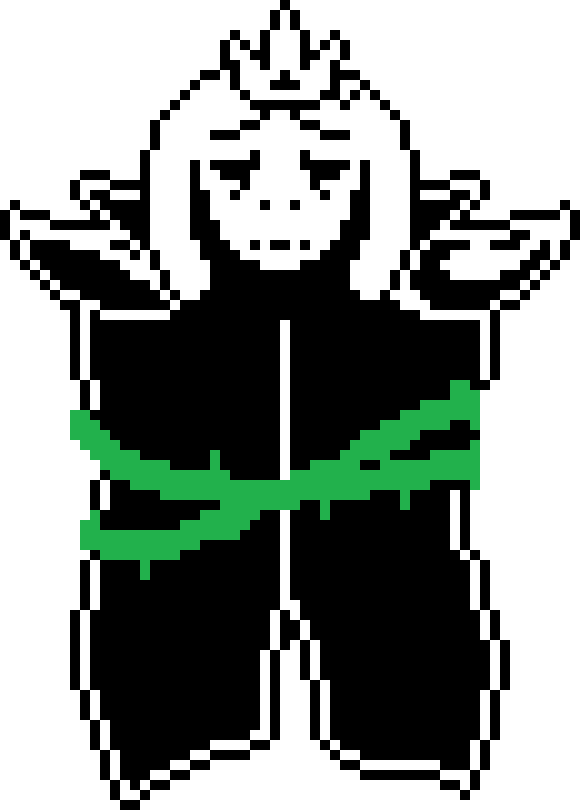 Asriel's Hanging Around - Illustration Clipart (580x810), Png Download